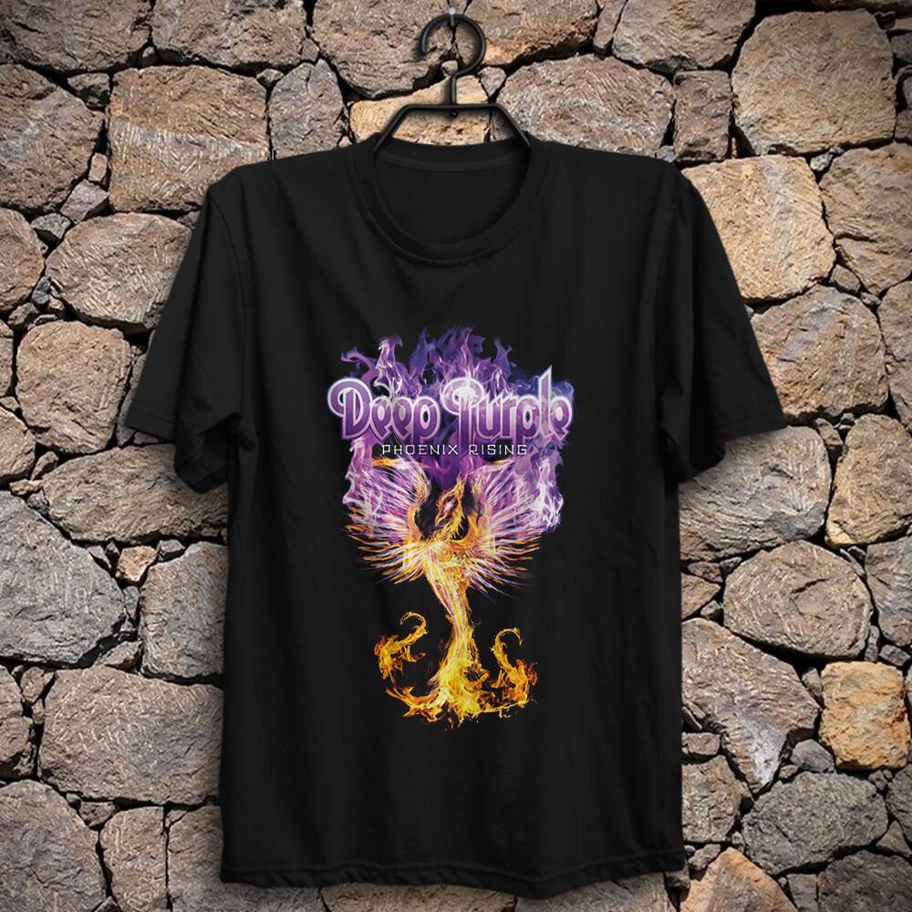 Phoenix Rising Album by Deep Purple Rock Band Tee Rises Over Japan Tony Klinger M
