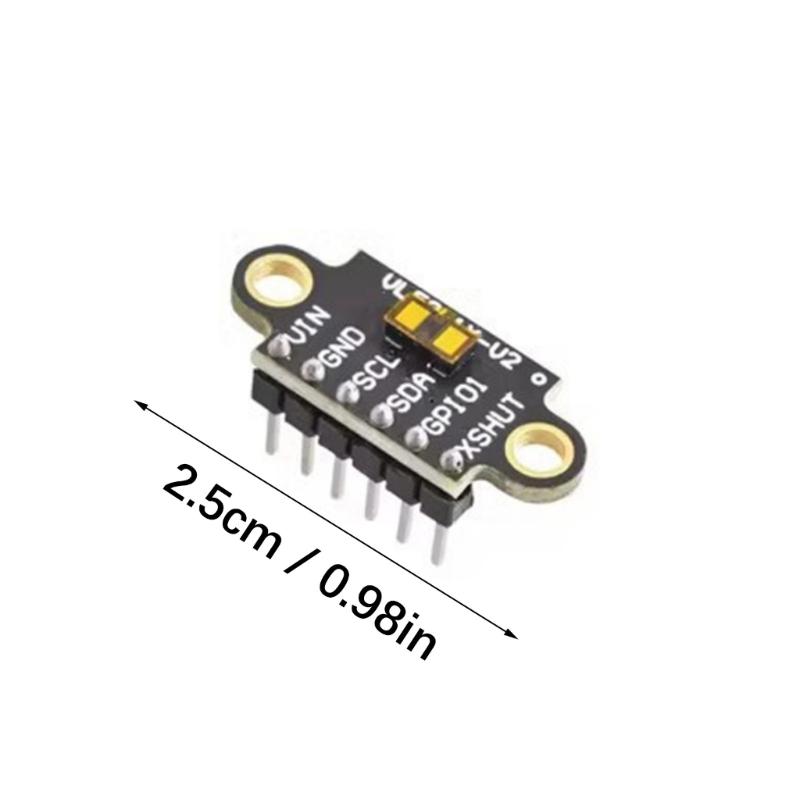 VL53L1X Time of Flight Sensoring Low Power Consumption Fast Speed Measurement Robotics Distance Detection