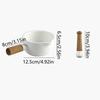 Manual Hand-held Mashing Jar Efficient Grinding Pottery Grinding Bowl  Medicine
