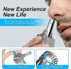 1 set Nose Hair Trimmer for Men Stainless Steel Manual Shaver Suitable For Nose Hair Razor Washable Portable Nose Hair Trimmer