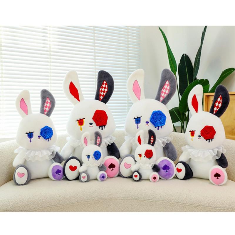 Rabbit Sad Rose Plush Toy Doll Home Decoration Sofa Ornament Girl Holiday Gift