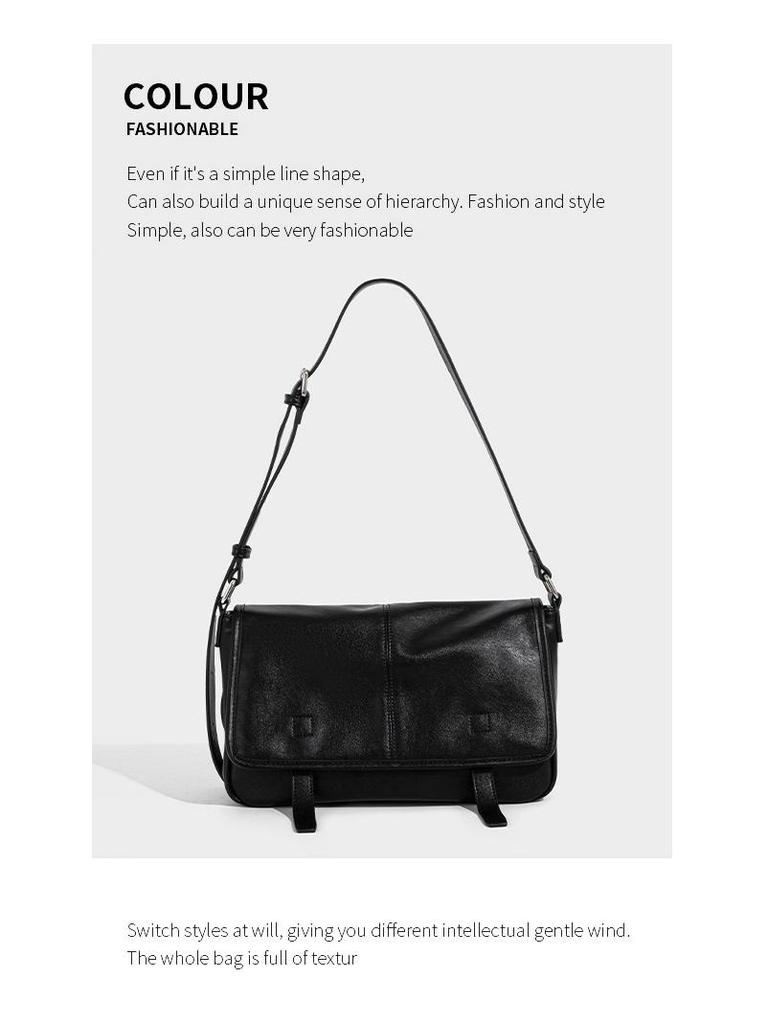 Damen Crossbody-Tasche im Vintage-Stil - Hochwertiges pflanzlich gegerbtes Rindsleder, vielseitige Umhängetasche für 2025