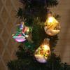 Elegant Led Transparent Ball Light Christmas Tree Ornaments Ideal For Holiday Decoration
