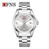 Fashion Women's Solid Steel Watch, Roman Numeral Date Display, Luminous Waterproof, Business Casual High-End Night Glow Watches