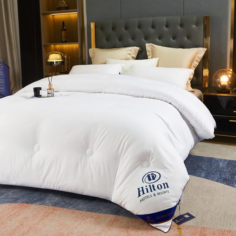 Hilton Hotel Style Silk Cotton Quilt - Elegant & Lightweight for Spring, Summer, Autumn