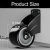 2 Door Bottom Support Wheels, Silent, , Universal Replacement Wheels for Luggage Repair, Cart