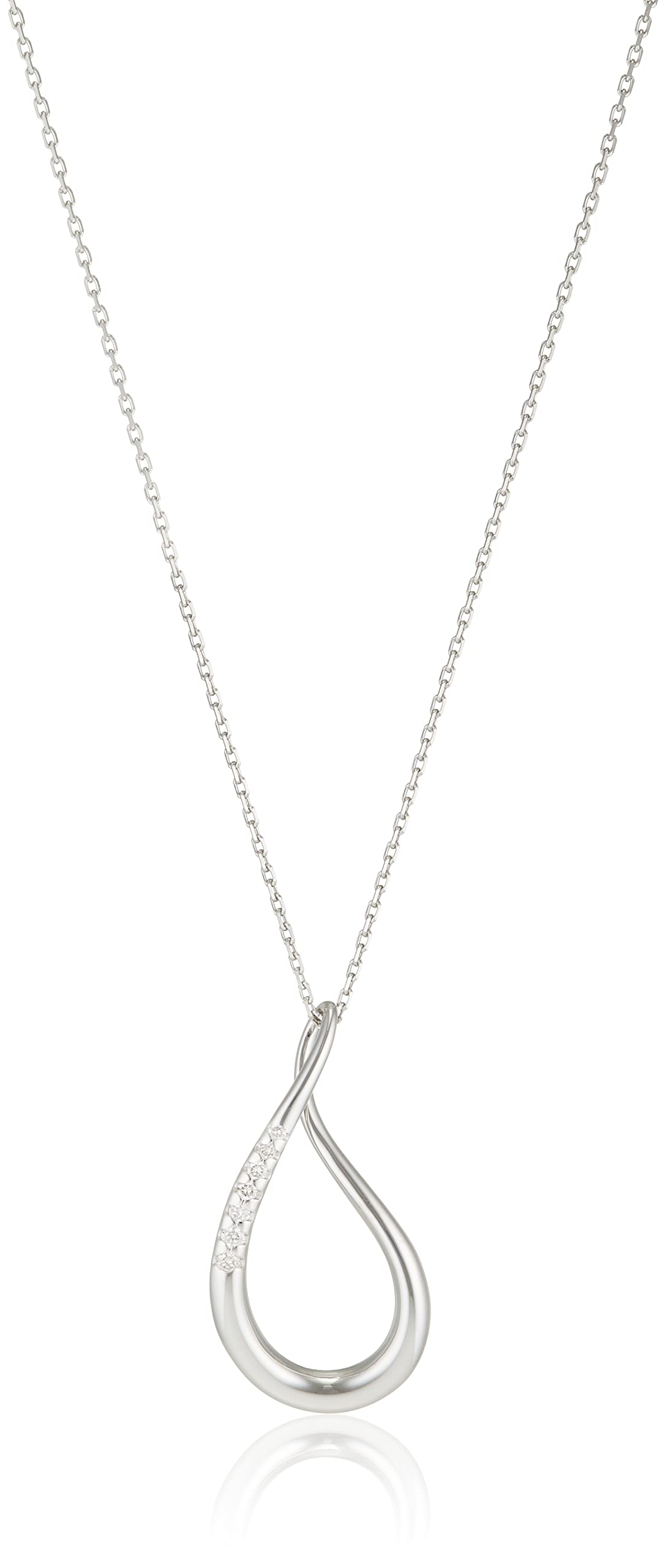 

Diamond Silver Necklace 112044121904 4.C Women s платиновий