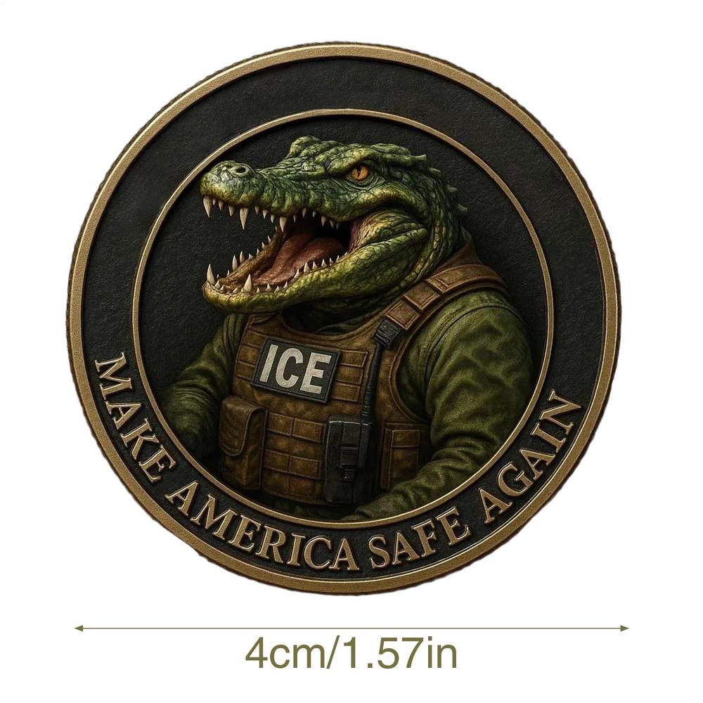 

Commemorative Coin Florida Alloy Coin For Collectors 2025 Artistic Metal Ornament Humorous For Colleagues Friends Family зелений