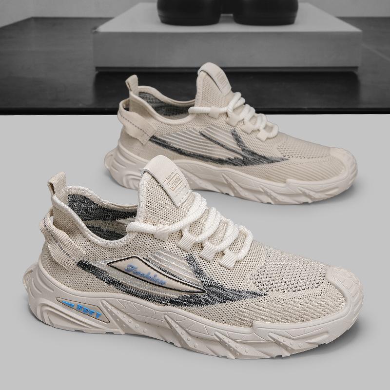 Men's shoes summer new breathable mesh soft sole sports running casual hollow thin mesh mesh shoes versatile