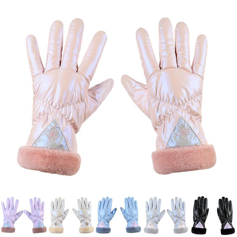 

Тонкая работа женские перчатки сенсорный экран ветроустойчивые осень зима женские варежки