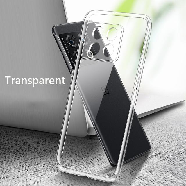 Custodia YukeTop Per OnePlus Nord 2T 5G - Cover In TPU Morbido, Antiurto E Antiscivolo - Colore Nero
