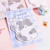 Special Shaped Sticky Gift Notes Cat Paradise Series Cute Healing Kitten Student Message Notebook Decoration Kawai Stationery