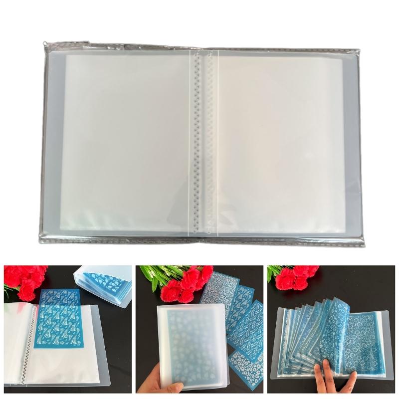 40Pages Waterproof File Storage Folder File Book Folder Storage Organizing Book Folder for School Office Student Supply