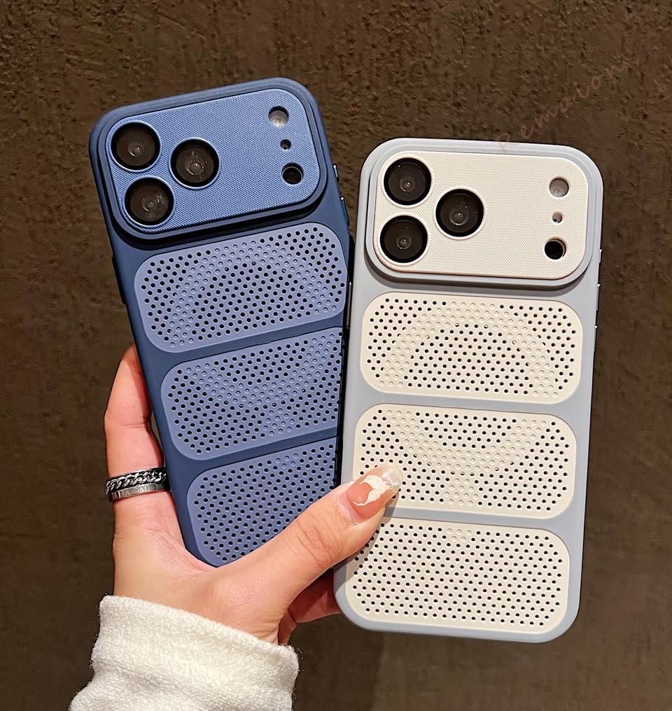 Heat Dissipation Magnetic Phone Case For For Iphone 17 12 13 14 1 16 17 Pro Max Plus Big Windows Shockproof Protector Cover