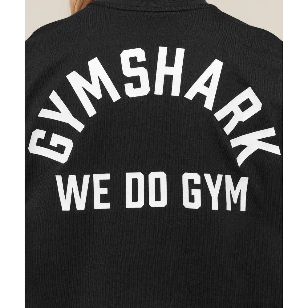 Gymshark We Do Gym Grafik Übergroßes T-Shirt Schwarz B4b3e Bb2j