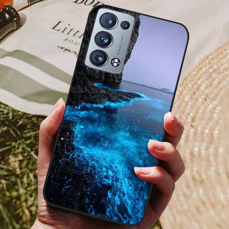 Für Oppo Reno 6 Pro 5G CPH2247 Hülle Silikon Rückseite Handyhülle Für Oppo Reno 6 Pro 5G CPH2249 Hüllen Reno6 Pro Weiche Stoßstange
