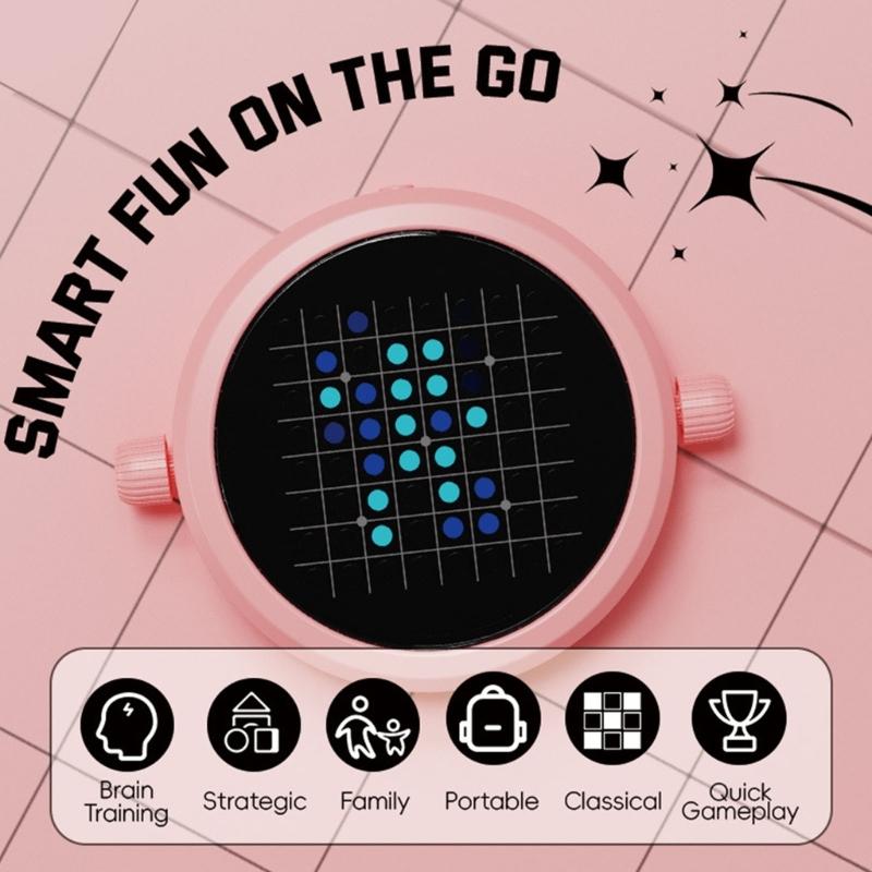 Travel Friendly Noughts and Crosses Electronic Game 5 in 1 Mind and Memory Challenges for Kids and Adults