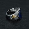 Niche Exquisite Gothic Simple Fashion Men's Birthday Gift Ring Zircon Anniversary Street Party Light Luxury Ring Zircon