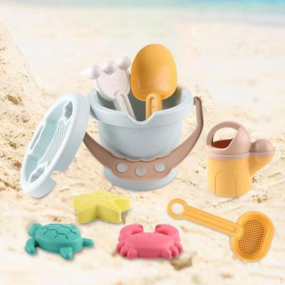 9 Pieces Summer Beach Set Toys Pool and Water Montessori Early Educational Sand Bucket