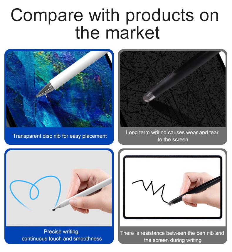 2 in 1 Precision Disc Stylus Pen High Sensitivity Passive Capacitive Pen for Drawing Writing  Manufacturer