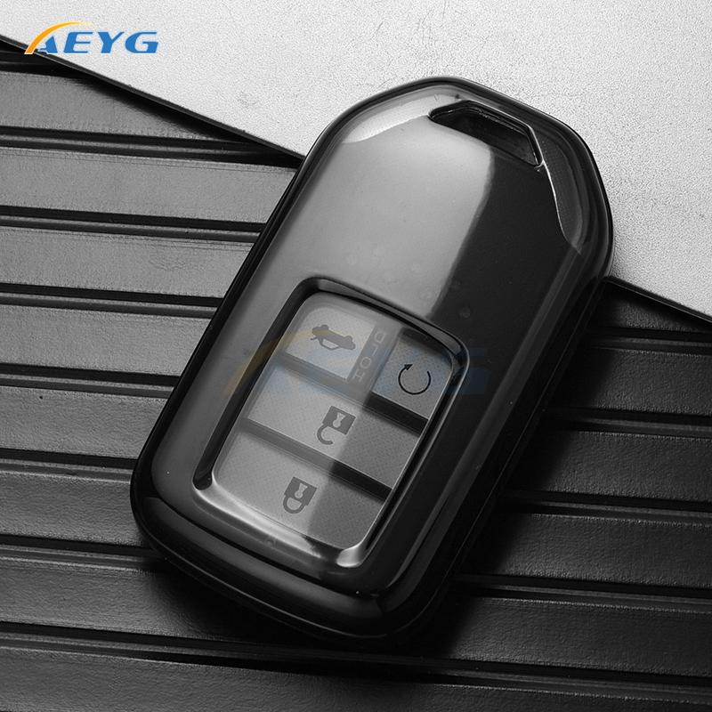 Tpu Car Remote Key Case Cover For Honda Vezel City Civic Cr-V Crv Accord Pilot Hrv Jade Car Smart Key Case Cover Accessories