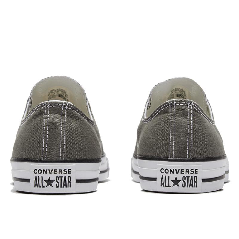 Converse Chuck Taylor All Star Comfortable and Versatile Low-Top Canvas Shoes Unisex Grey