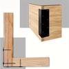 60pcs 160mm Large L-Shaped Corner Braces with 56 Screws - 90 Degree Heavy-Duty Bracket for Bed, Shelf, Fence Reinforcement
