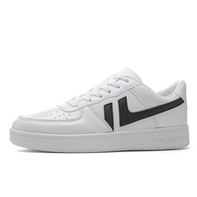 

Men s Trendy Height-Increasing White Sneakers - Korean Style Thick-Soled Casual Skate Shoes 44 чорний