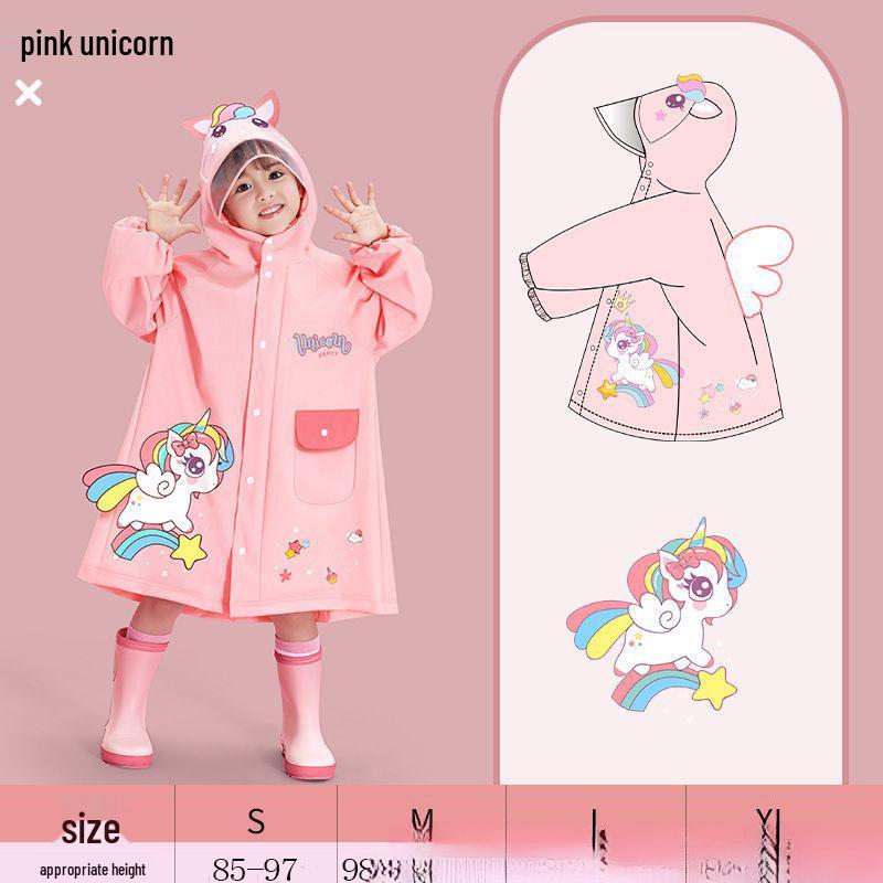 2025 Kids Raincoat: Waterproof Poncho for Boys & Girls In Preschool