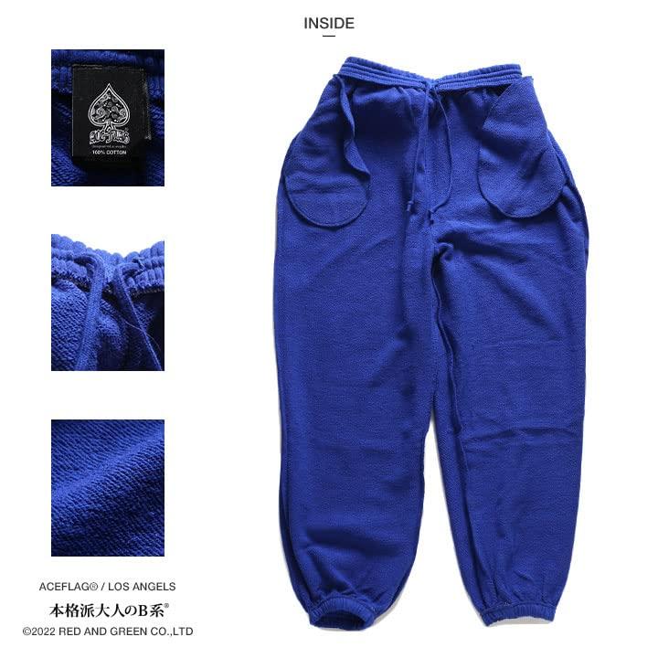 Ace Flag Los Angeles Long Sleeve Hoodie and Oversized Size XL Men's Pile-Lined Sweatpants, Silhouette, White, (2L/LL), AF-SE-PA-015