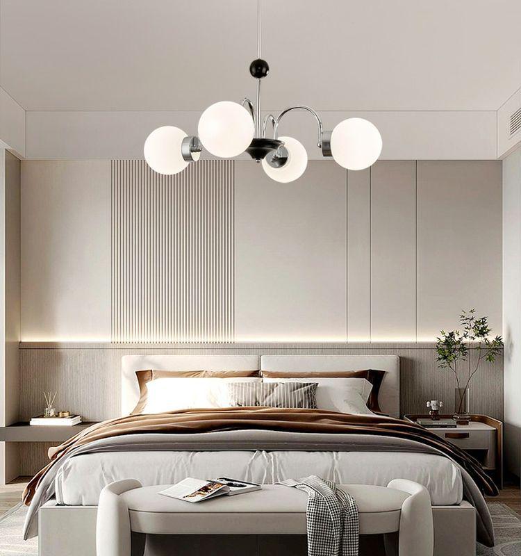 2025 Nordic Wabi-Sabi Chandelier: Mid-Century Bauhaus Style for Living Rooms & Dining Areas