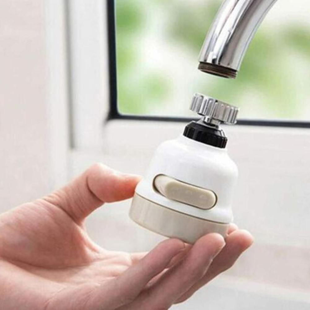 Aerator Faucet Extender Spray Head Swivel Tap Head Rotate Sink Spray Water Saving Attachment Bendable Flexible