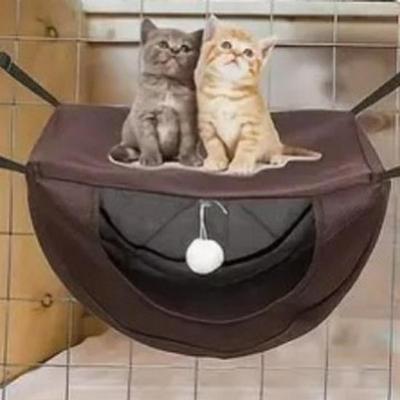 Four Seasons Cat Hammock: Breathable Mesh Nest, Cage, or Pad