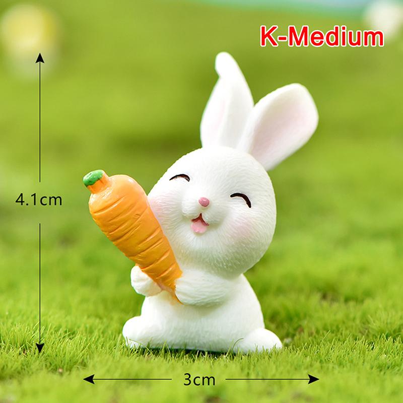 Cartoon Animal Cute Rabbit Series Gardening Ornaments Micro Landscape Decoration