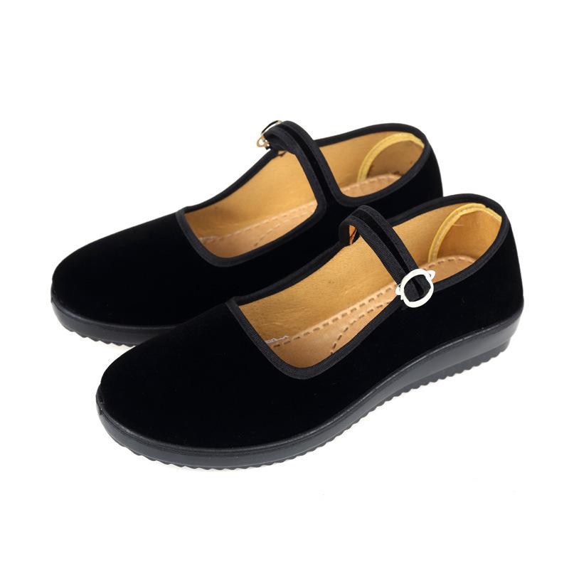 Cloth Shoes Women's Shoes Flat Single Shoes Soft-soled Shoes Dancing Mother Shoes Non-slip