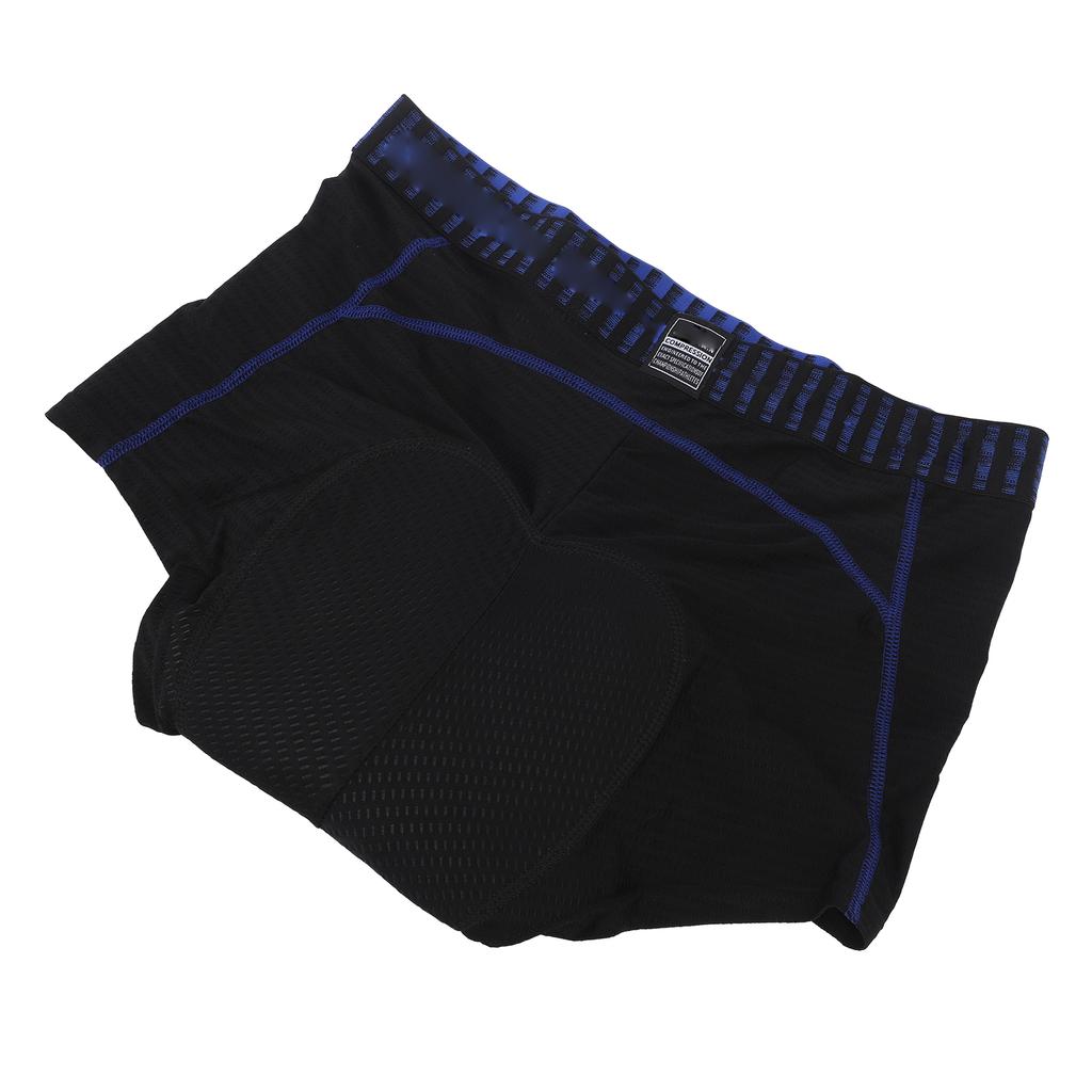 Men Padded Bike Shorts Breathable Adsorbent Scratch Prevention Cycling Underwear for Mountain Bike L