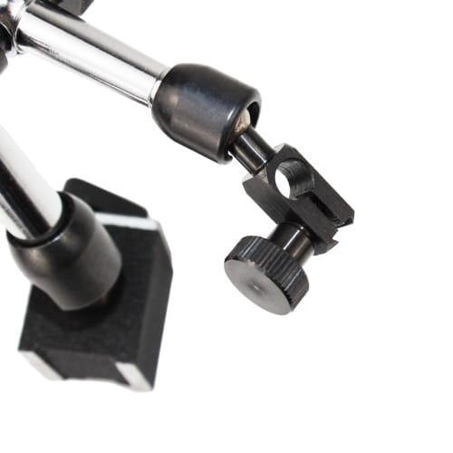 STEELMIGHT Magnetic Base Stand with Compact Locking Function, Adjustable ON/OFF Control, 6/8mm Hole Diameter, Magnetic Base Dial Stand, Magnetic Holde