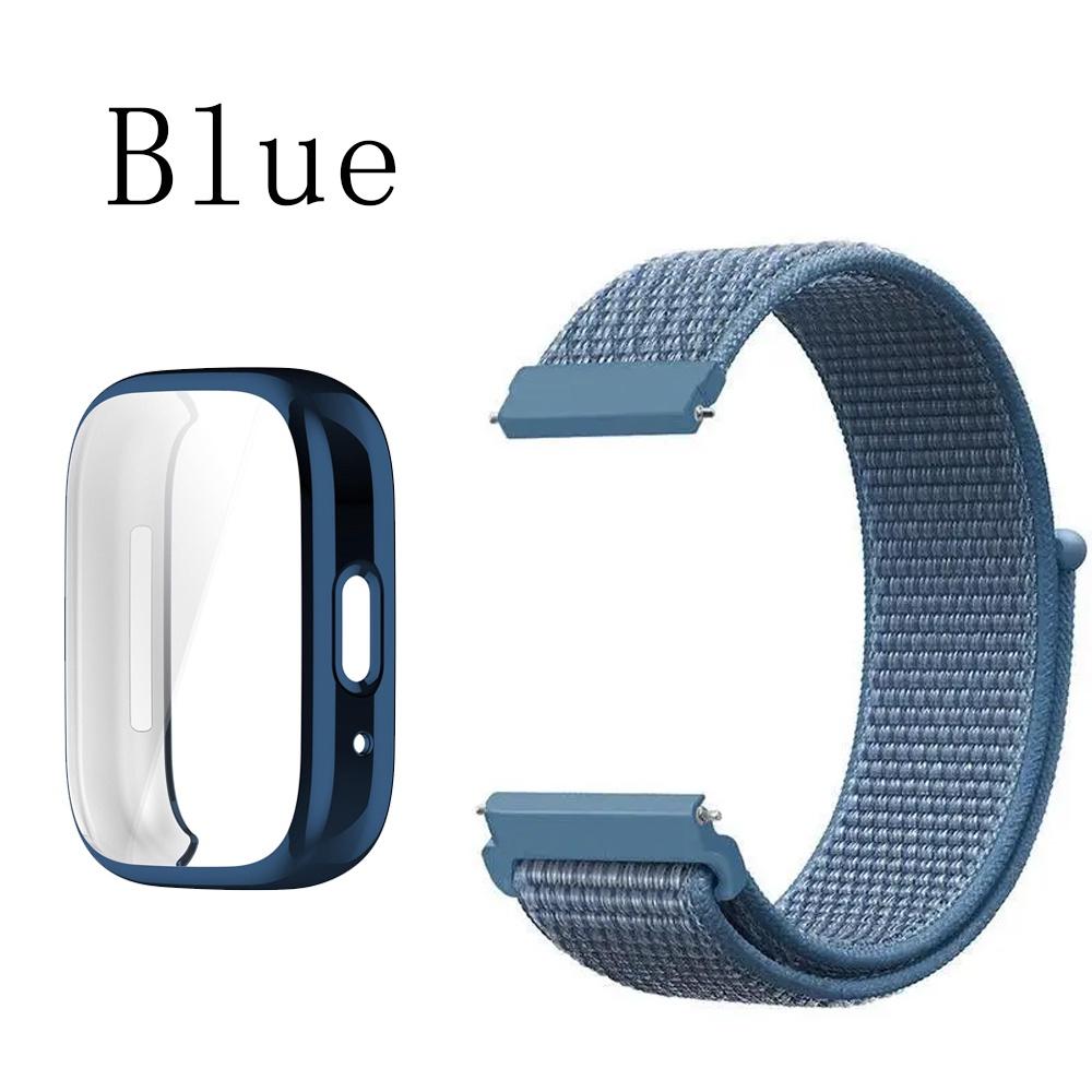 Nylon Strap+Case Replacement Bracelet Band For Redmi Watch 3 / For Redmi Watch 3 Active Watch Accessories
