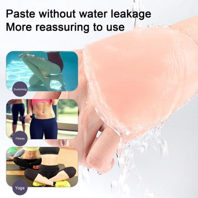 Coussinets pour parties intimes Adhésifs Réutilisables en Silicone Patch Privé Lavable Cache Parties Intimes pour Leggings Maillot de Bain Pantalon de Yoga