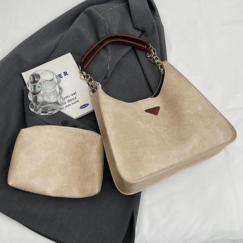 

Винтажная Шикарная Большая Сумка-Тоут Для Женщин С Уникальным Дизайном И Мягким Полиэстеровым Материалом