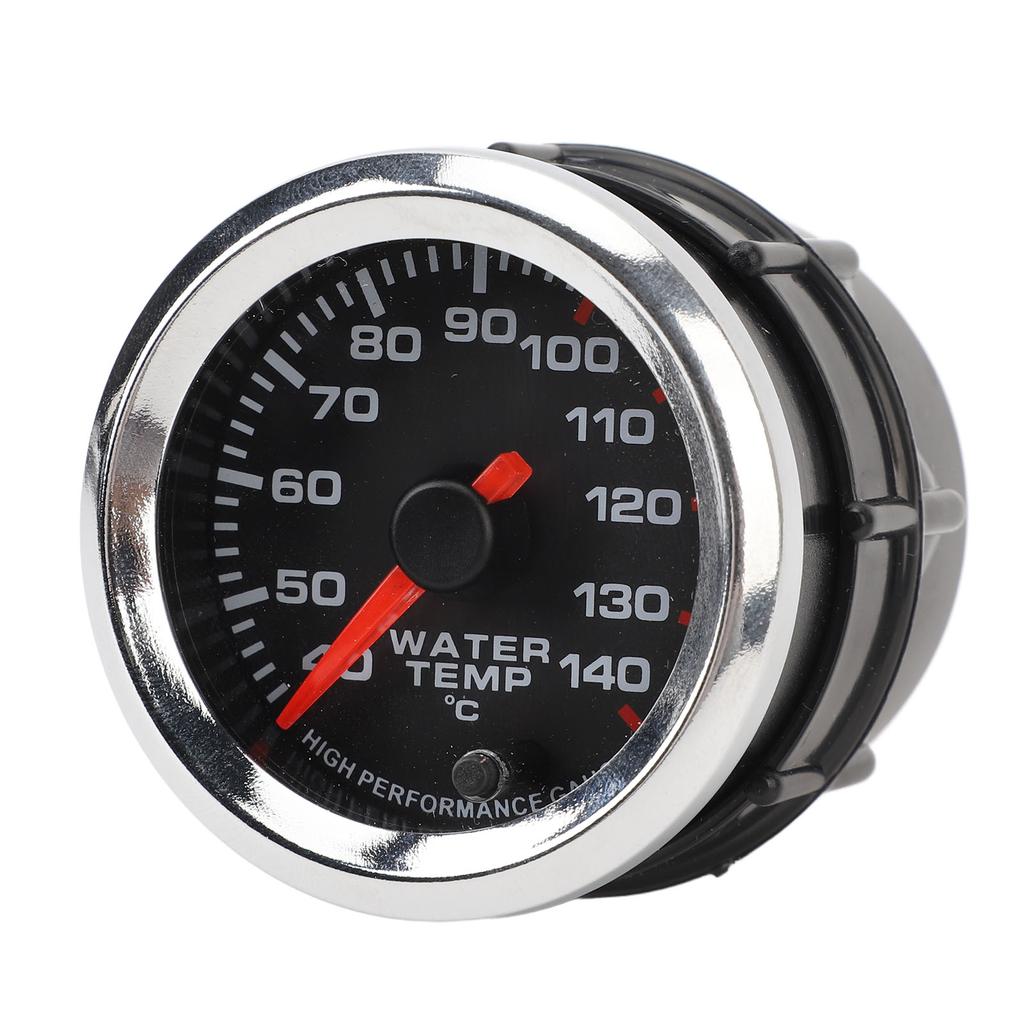 Water Temperature Gauge 2in 40 To 140 Celsius 7 Color Light Water Temp Gauge for Vehicle RV Yacht 12V