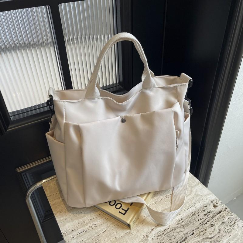 New Portable Cloth Bag Women's Large Capacity Shoulder Fashionable Commuting Cross-body All-matching Tote