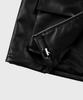 Lemain Second Vegan Leather Oversized Blouson Jacket [Black]
