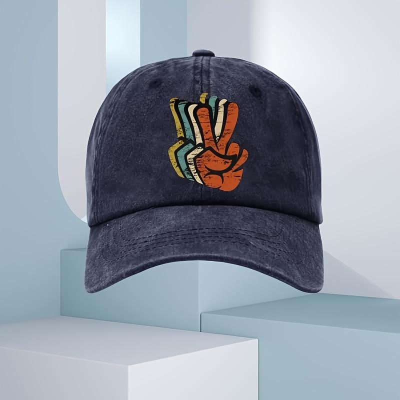 Cartoon pattern printed baseball cap suitable for sun protection and shading in all seasons