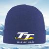 Logo de course TT Isle of Man Chapeau tricoté unisexe pour homme et femme Bonnet Casquette Pull Hiver Thermique Chaud Noël Extérieur Vélo Randonnée Sk