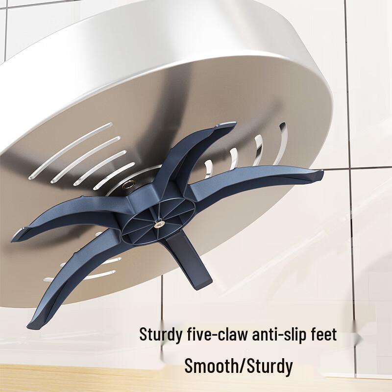 360 Rotating Double-Layer Carbon Steel Spice Rack