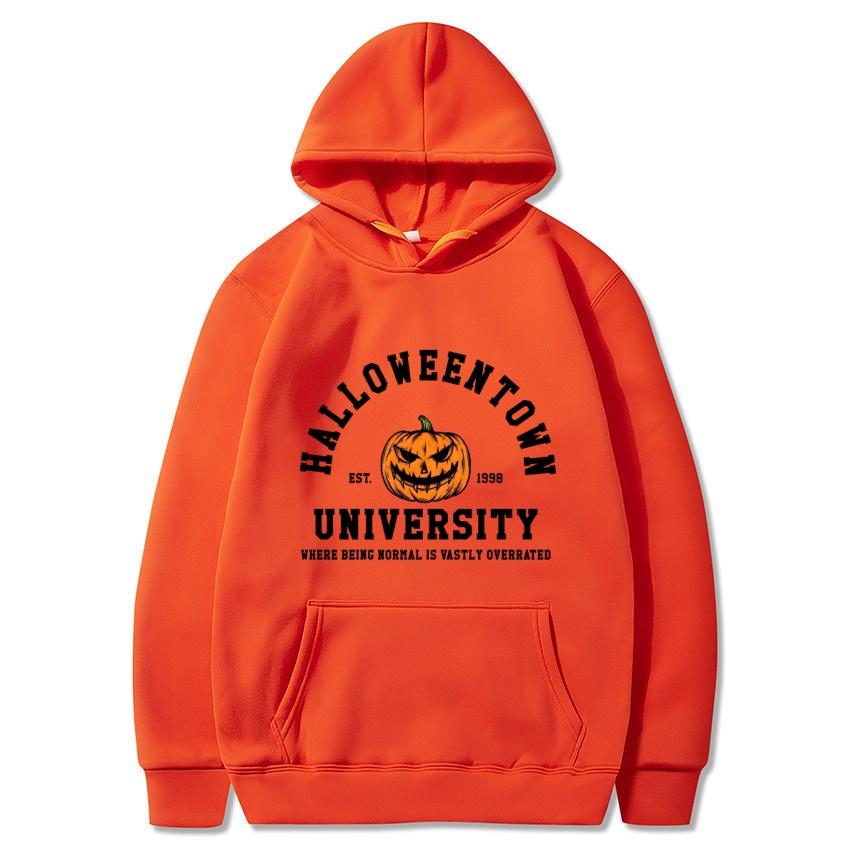 Halloween Autumn Winter Pumpkin Personalized Printed Hoodie Men's Fashion Sweatshirt Casual Street Wear Warm Hoodie