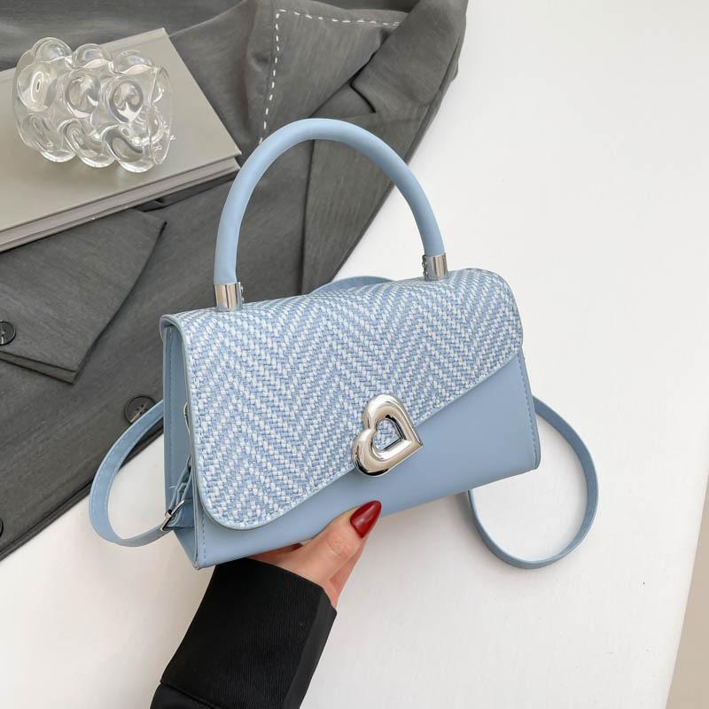 New shoulder bag splicing summer large-capacity women's hand-held messenger small square bag women