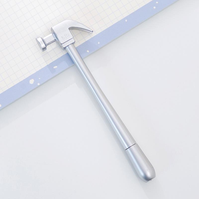 1 Pcs Metallic Hammer Tools Stationery Creative Gel Pen