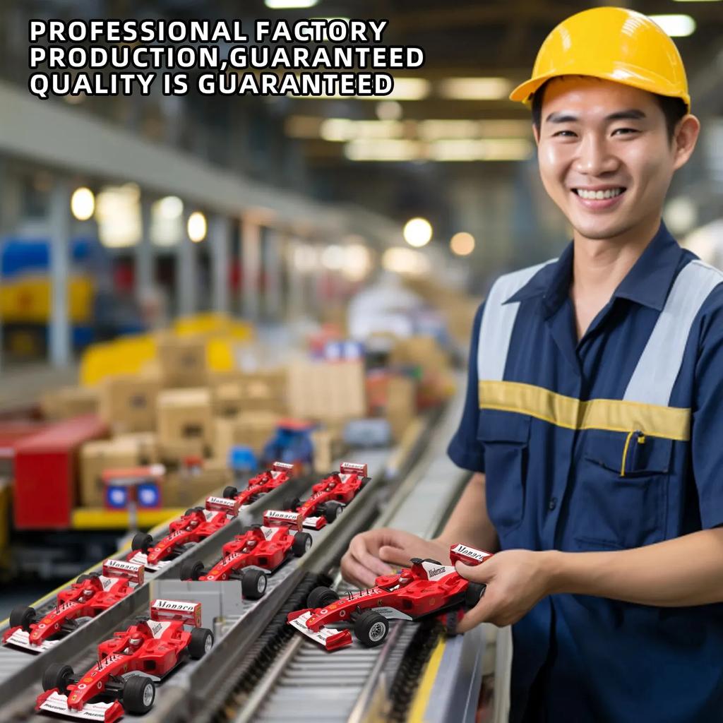 1/32 Scale Alloy Ferrari F1 Racing Car Toy Model with Retroactive Motion, Sound & Light Effects - Ideal for Kids' Racing Play & STEM Lea